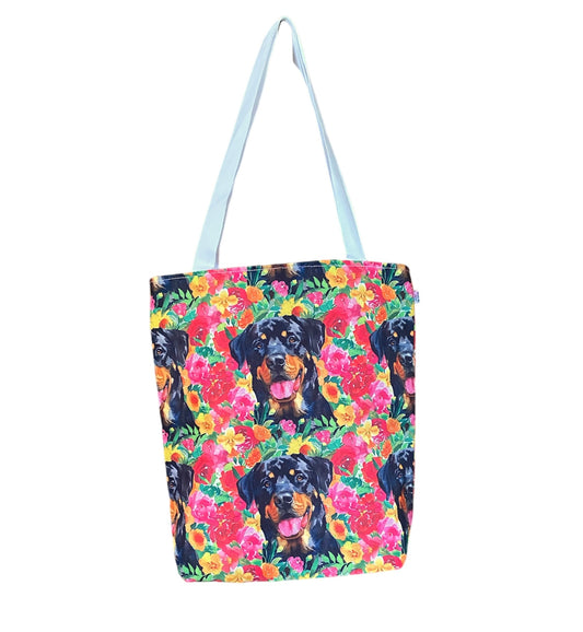 Floral Dog Tote